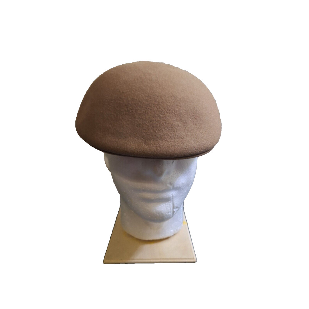 Broner Ascot Driving Cap Extra Quality London Camel Tan Made in USA Wool Hat MED